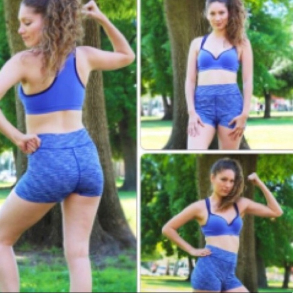 GYM Workout Blue Top
